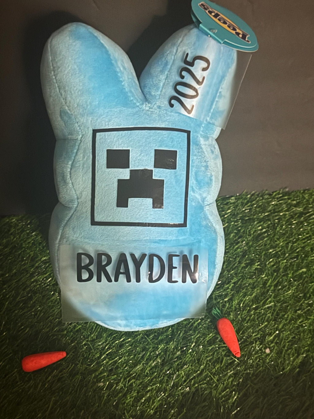 Super charged Minecraft peep plush