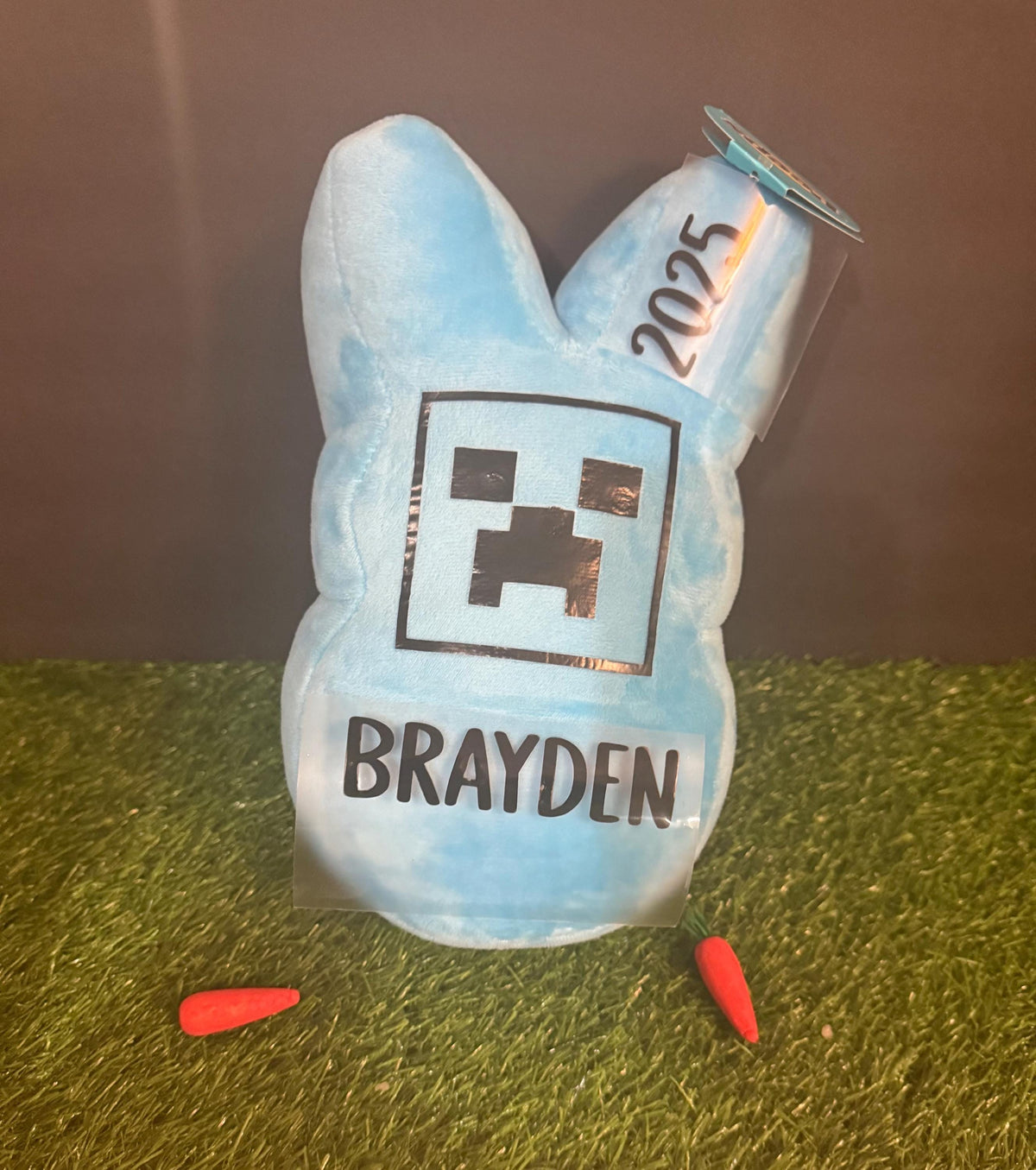 Super charged Minecraft peep plush