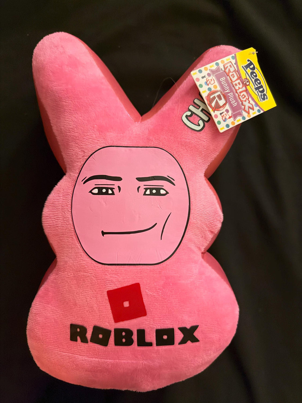 Personalized Gamer Peep Plush, Blocky Game Inspired, Custom Name Easter Plush
