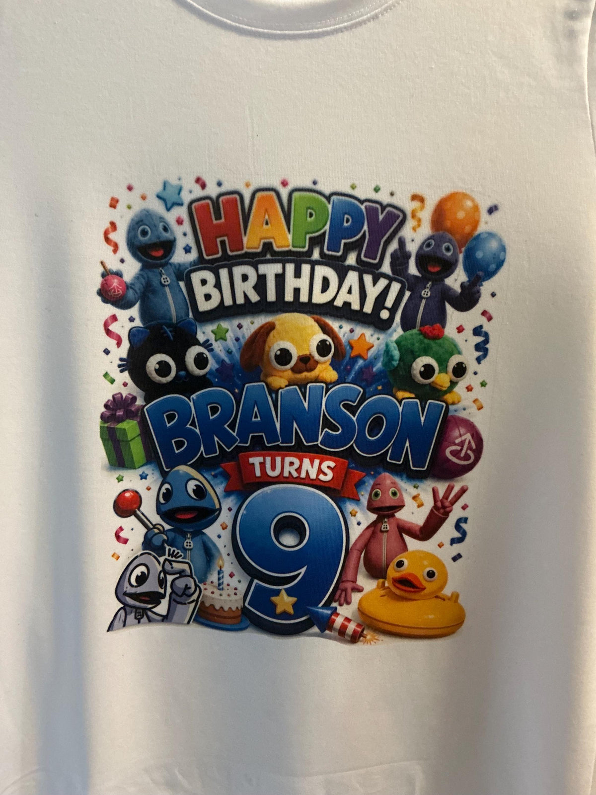 Personalized Gamer Birthday Shirt | Custom Name & Age Tee (Kids Party Outfit)