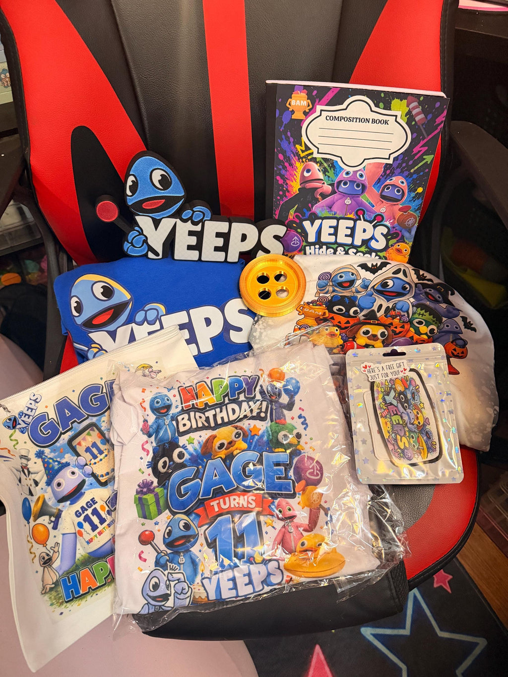 Personalized Gamer Birthday Shirt | Custom Name & Age Tee (Kids Party Outfit)