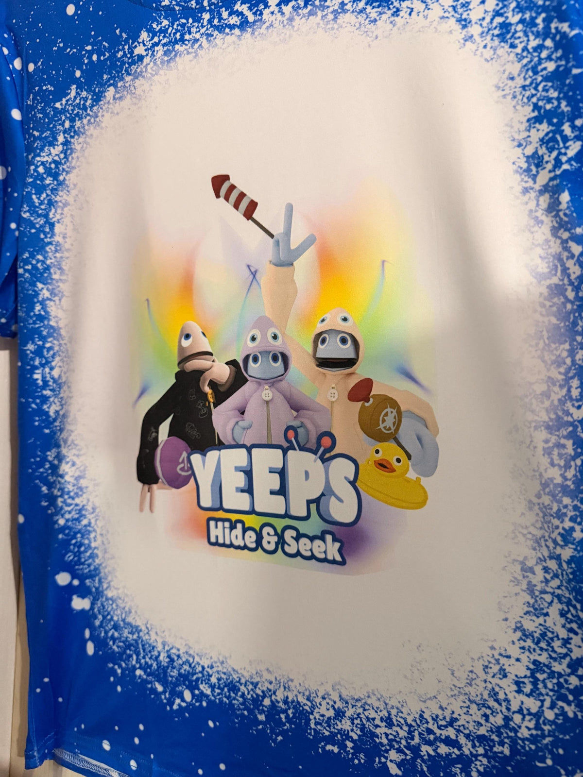 Hide and seekers in hoodies splatter Tshirt