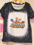 Handmade Monster Gamer Tee | Colorful Splatter Design, Kids Birthday Gift